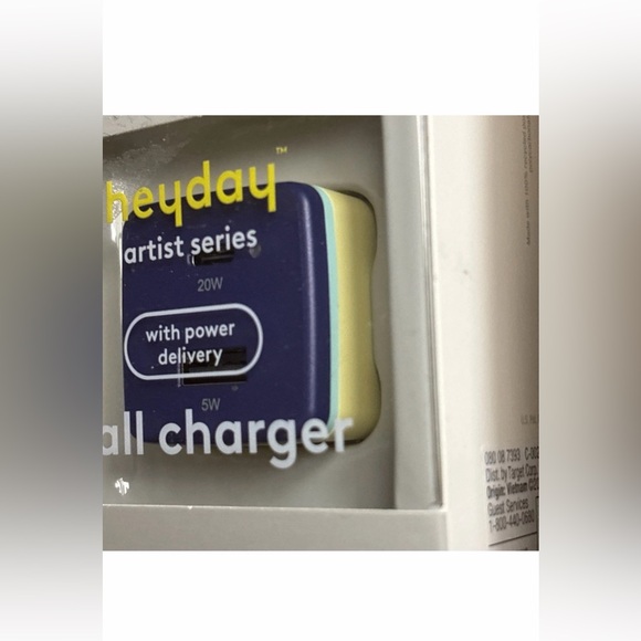 Dual Wall Charger Heyday Artist Series - Picture 2 of 5